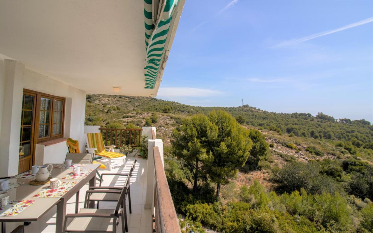 TERRAZA CON VISTAS ESPECTACULARES Las Haciendas ALBERT VILLAS Alcossebre Exterior foto