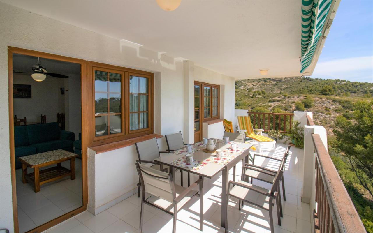 TERRAZA CON VISTAS ESPECTACULARES Las Haciendas ALBERT VILLAS Alcossebre Exterior foto